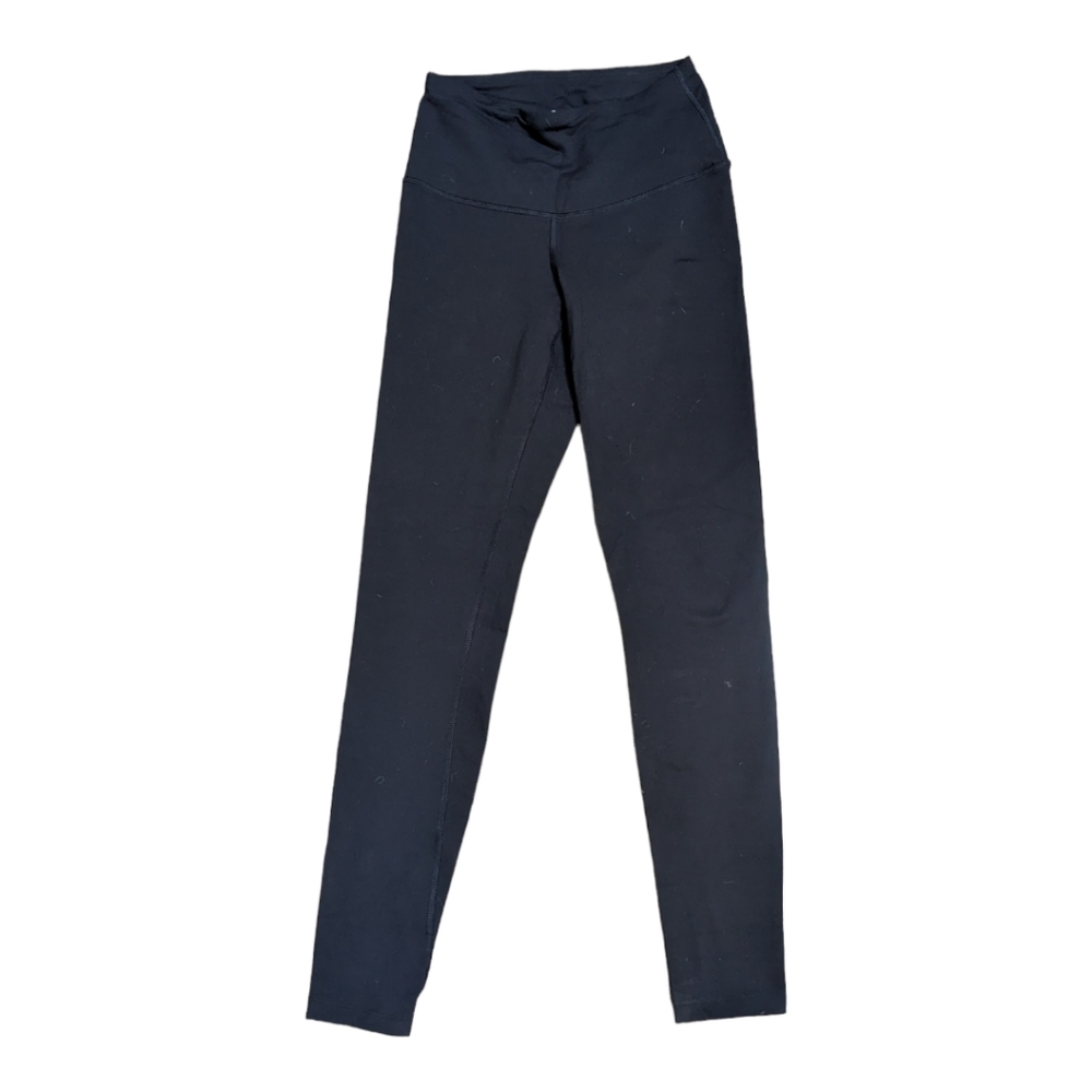 The North Face black women's full length compression workout leggings hiking S